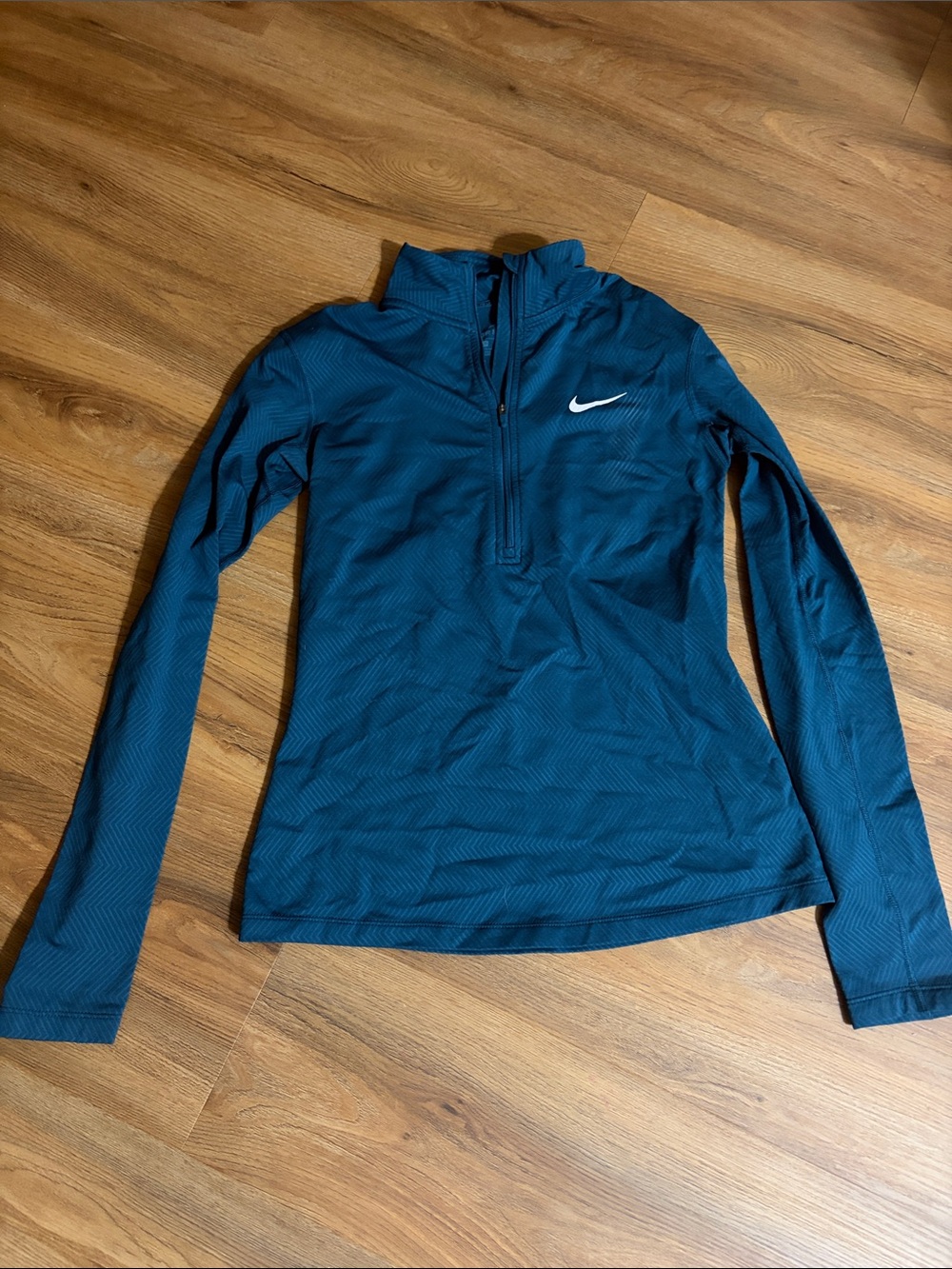 Nike Women's Teal Quarter-Zip Training Top